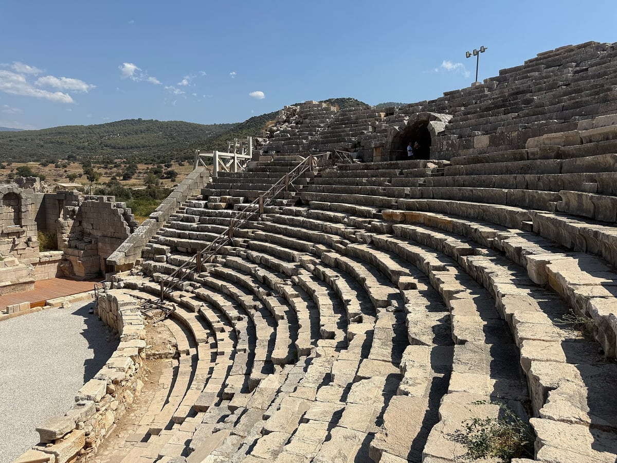 Ancient city remains at Patara in Lycia