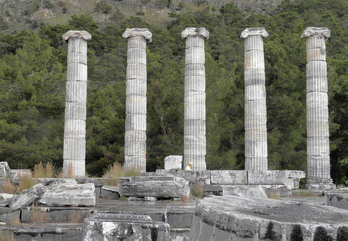 Temple of Athena Polias at Priene Ancient City